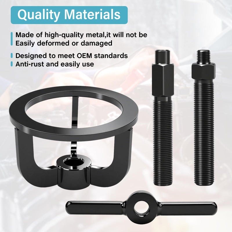 Tutor Auto Clutch Spring Compressor Compression Tool Replacement for Harley Davidson Softail Touring Sportster XL XLH 883 1200 Dyna Buell Models 1990-2017 Replace HD-38515A - Image 5